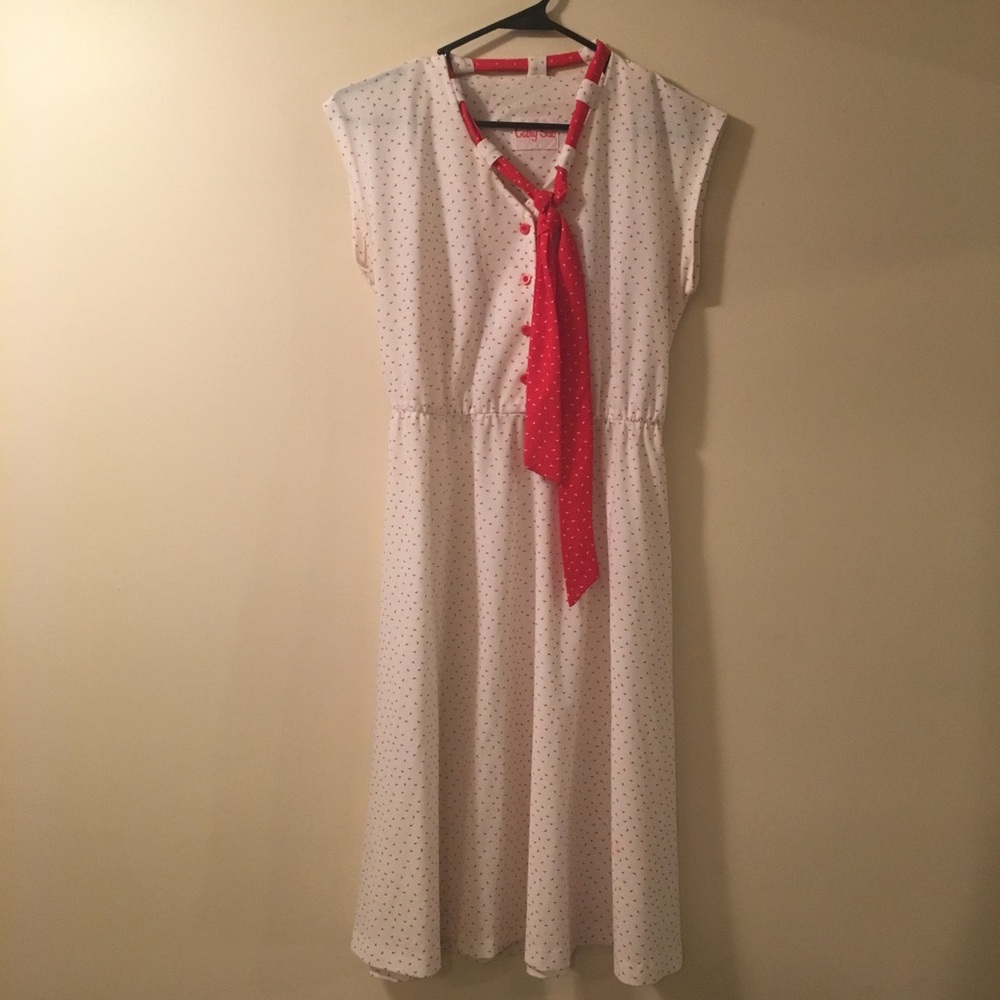 Vintage Bow Detail Dress